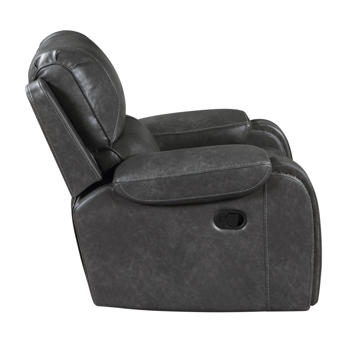 Newnan Swivel Glider Reclining Chair - Gray