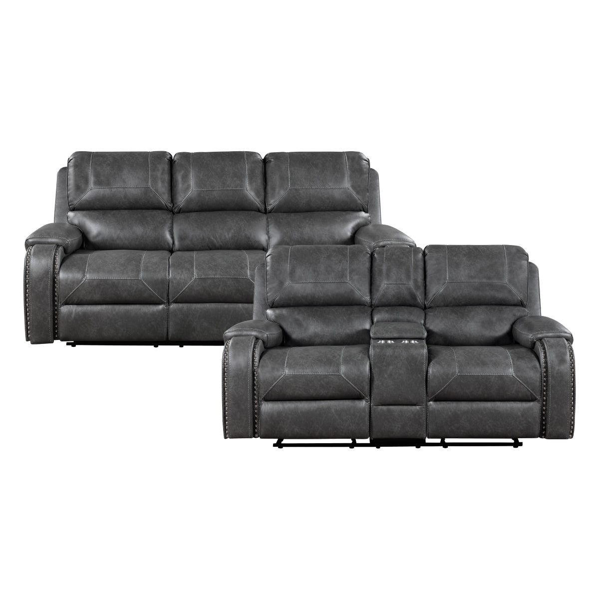 Newnan 2-Piece Living Room Set (Sofa and Love Seat)