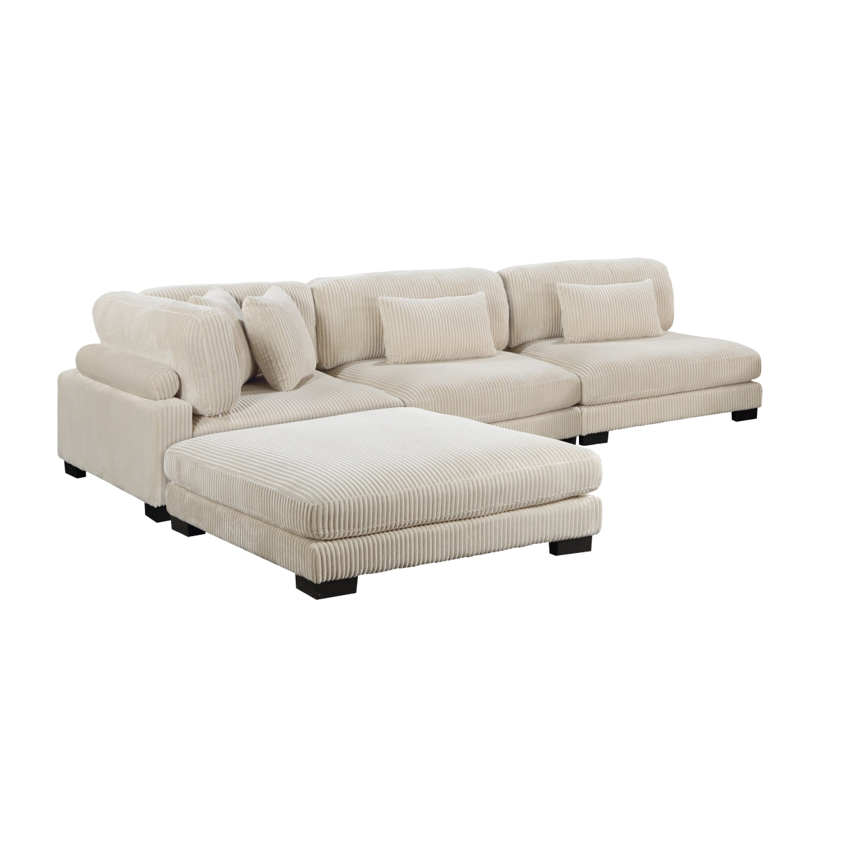 Traverse 4-Piece Modular Sectional with Ottoman