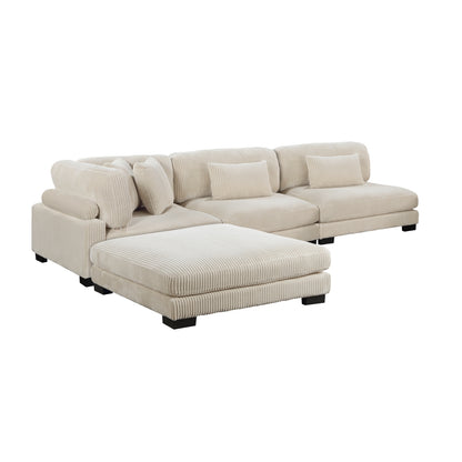 Traverse 4-Piece Modular Sectional with Ottoman