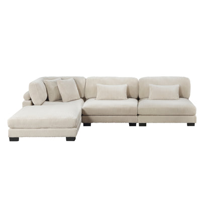 Traverse 4-Piece Modular Sectional with Ottoman