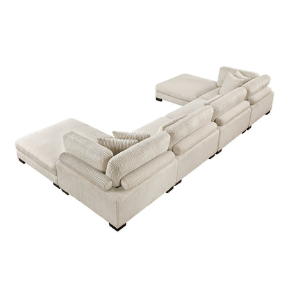 Traverse 6-Piece Modular Sectional with Ottomans