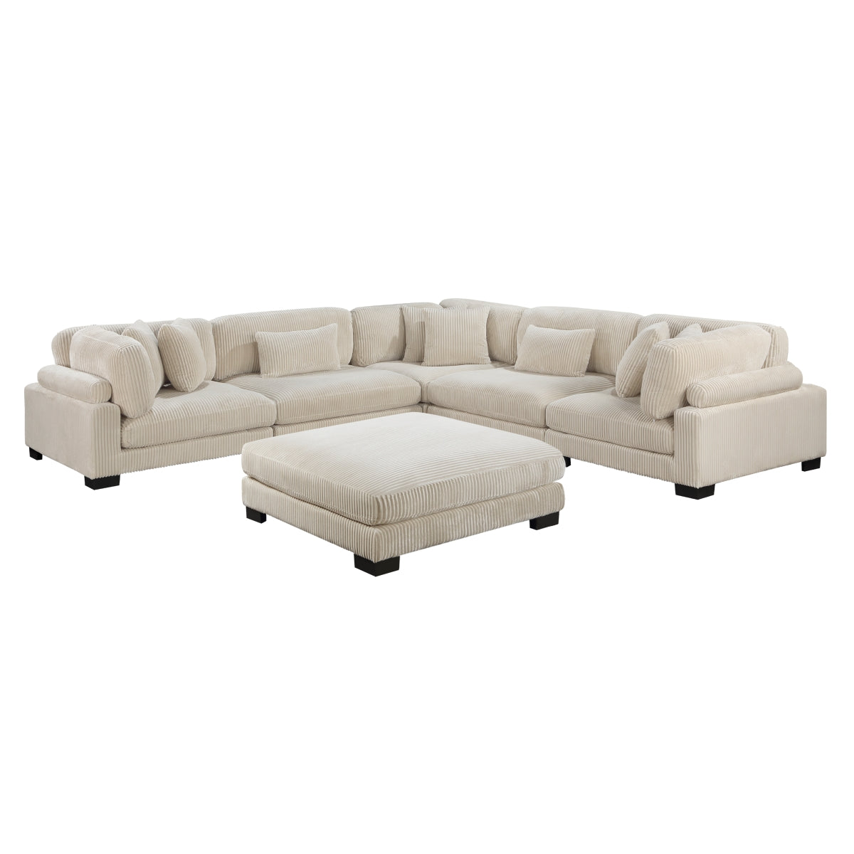 Traverse 6-Piece Modular Sectional with Ottoman