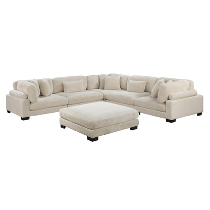 Traverse 6-Piece Modular Sectional with Ottoman