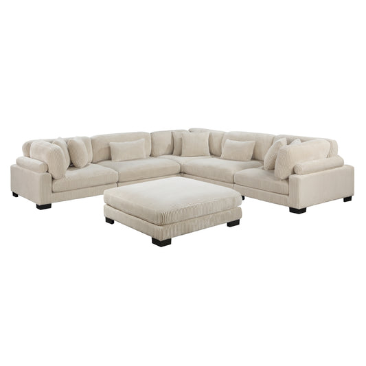 Traverse 6-Piece Modular Sectional with Ottoman