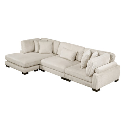 Traverse 3-Piece Modular Sectional with Reversible Chaise