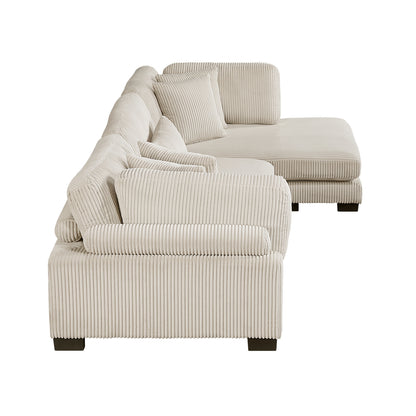 Traverse 3-Piece Modular Sectional with Reversible Chaise