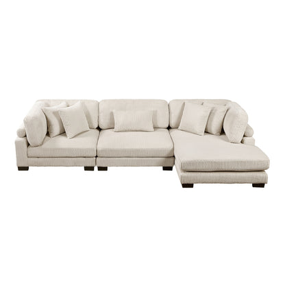 Traverse 3-Piece Modular Sectional with Reversible Chaise