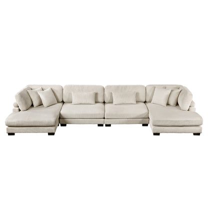 Traverse 4-Piece Modular Sectional with Reversible Chaise