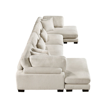 Traverse 4-Piece Modular Sectional with Reversible Chaise