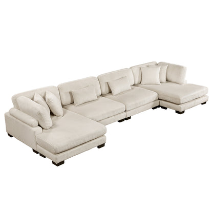 Traverse 4-Piece Modular Sectional with Reversible Chaise