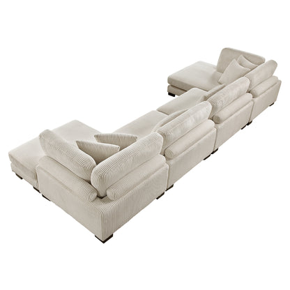Traverse 4-Piece Modular Sectional with Reversible Chaise