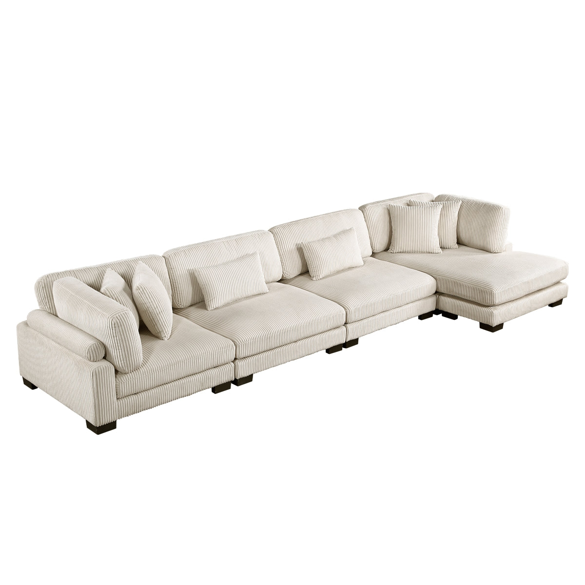 Traverse 4-Piece Modular Sectional with Reversible Chaise