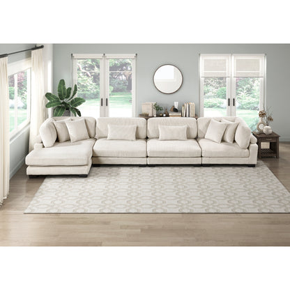 Traverse 4-Piece Modular Sectional with Reversible Chaise