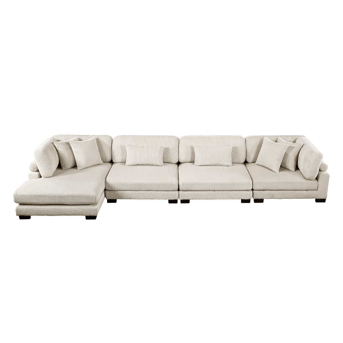Traverse 4-Piece Modular Sectional with Reversible Chaise