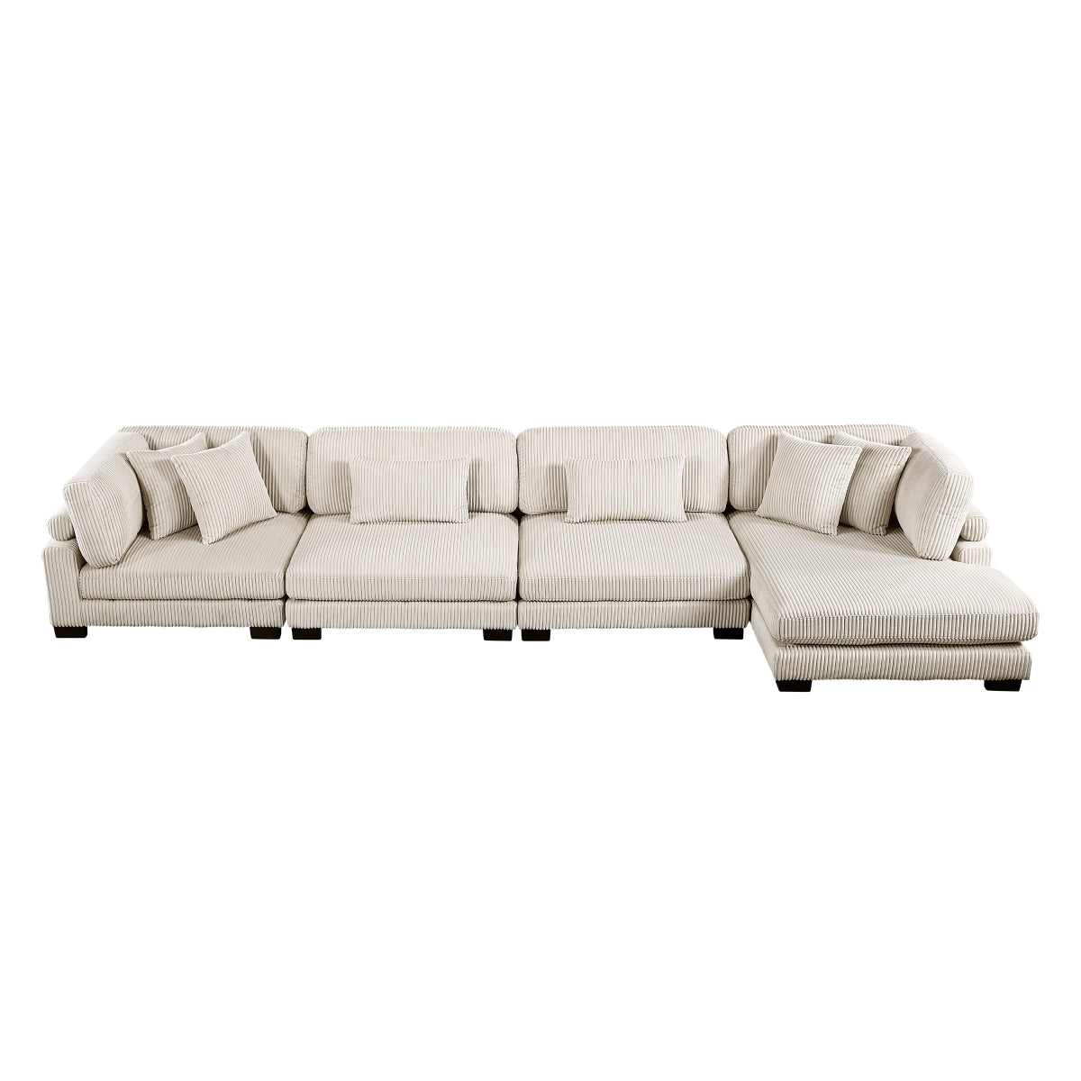 Traverse 4-Piece Modular Sectional with Reversible Chaise