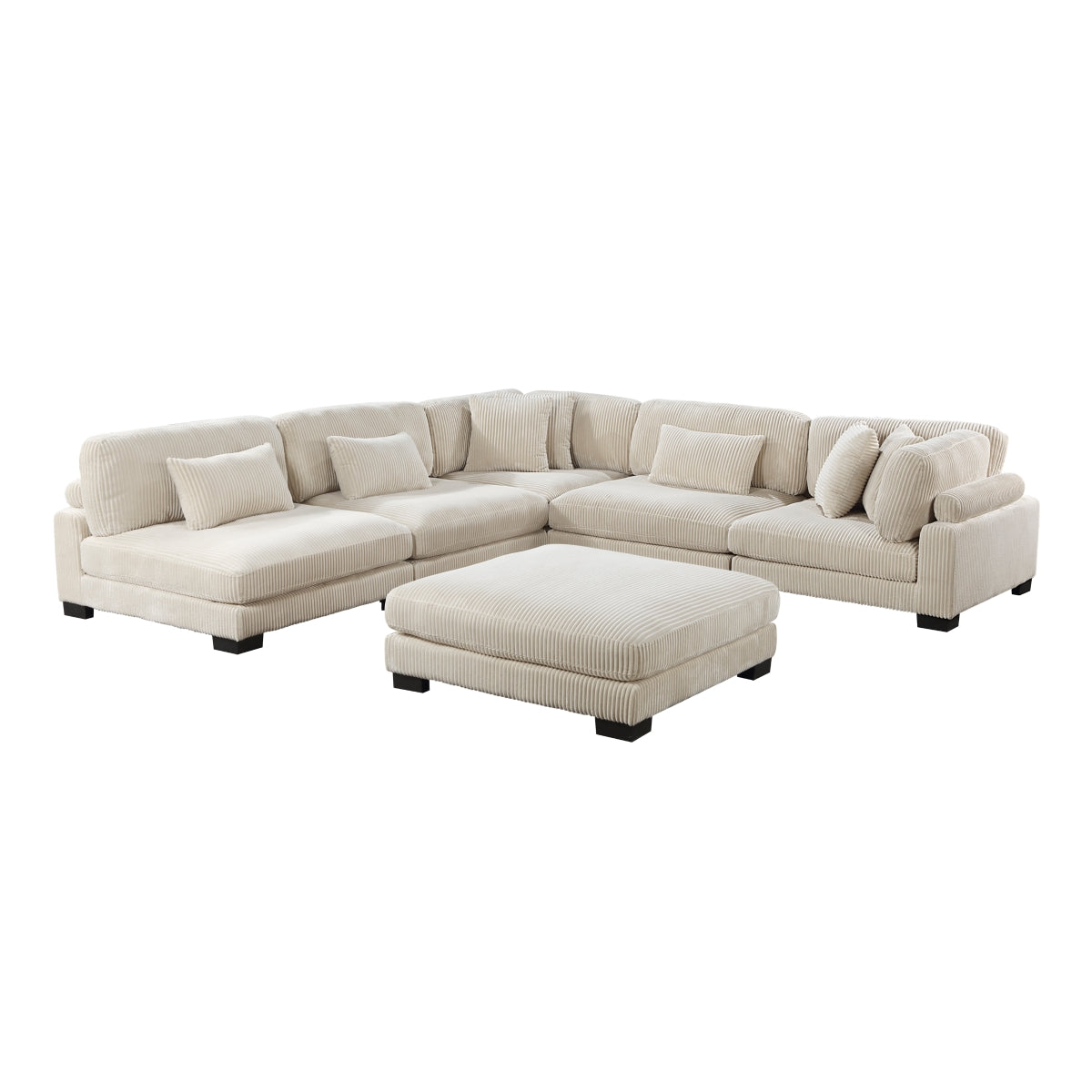 Traverse 6-Piece Modular Sectional with Ottoman