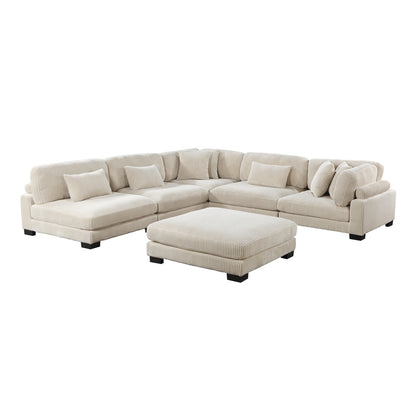 Traverse 6-Piece Modular Sectional with Ottoman