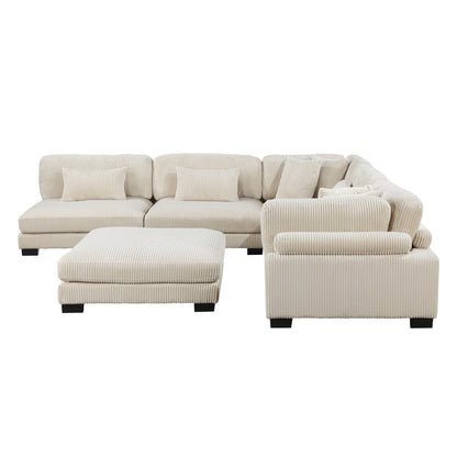 Traverse 6-Piece Modular Sectional with Ottoman