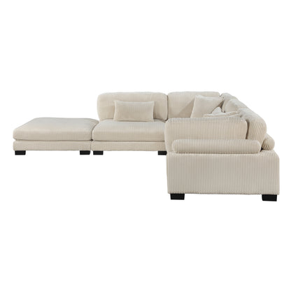 Traverse 5-Piece Modular Sectional with Ottoman