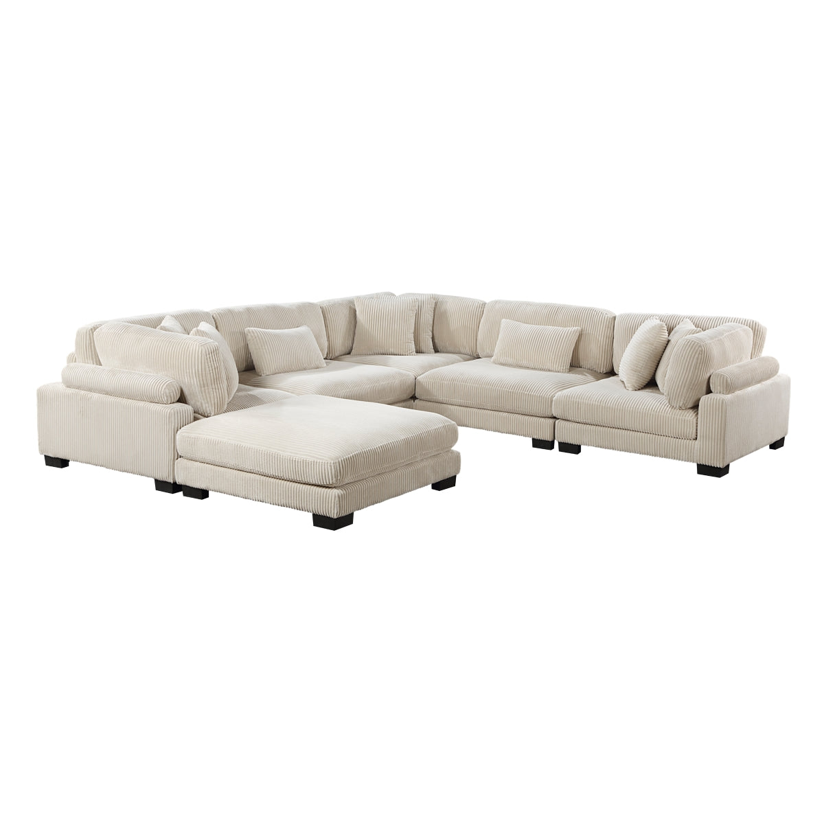 Traverse 6-Piece Modular Sectional with Ottoman