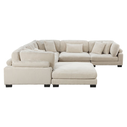 Traverse 6-Piece Modular Sectional with Ottoman