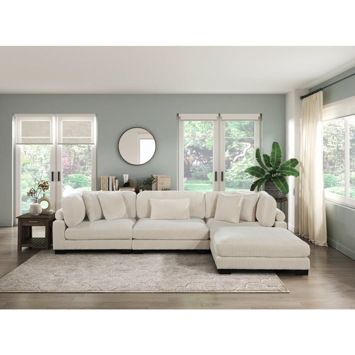 Traverse 4-Piece Modular Sectional with Ottoman