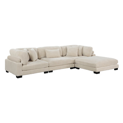 Traverse 4-Piece Modular Sectional with Ottoman