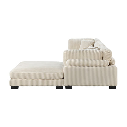 Traverse 4-Piece Modular Sectional with Ottoman