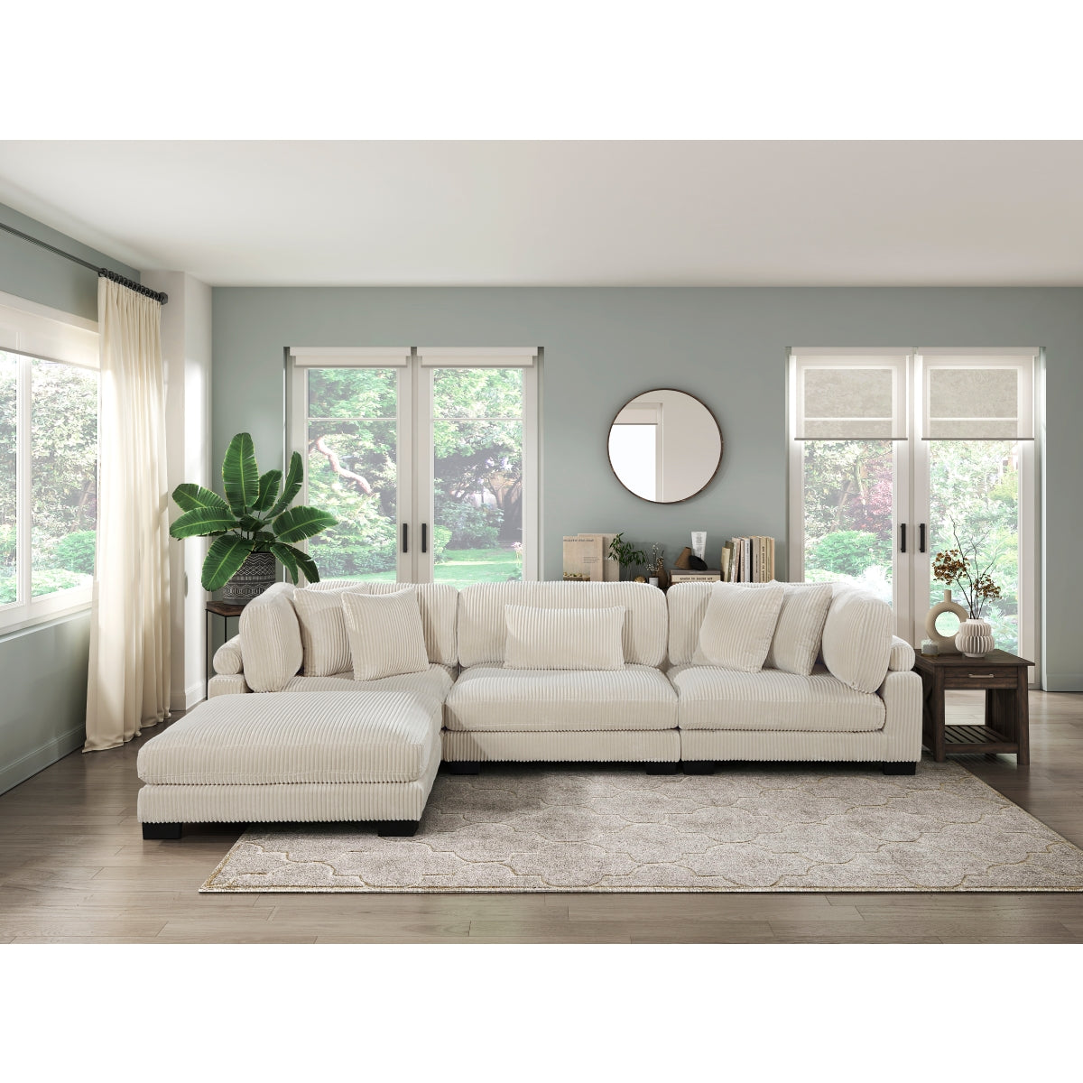 Traverse 4-Piece Modular Sectional with Ottoman
