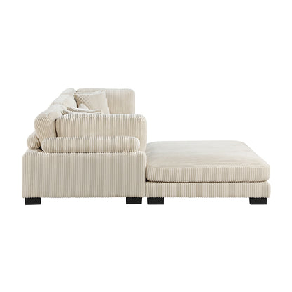 Traverse 4-Piece Modular Sectional with Ottoman