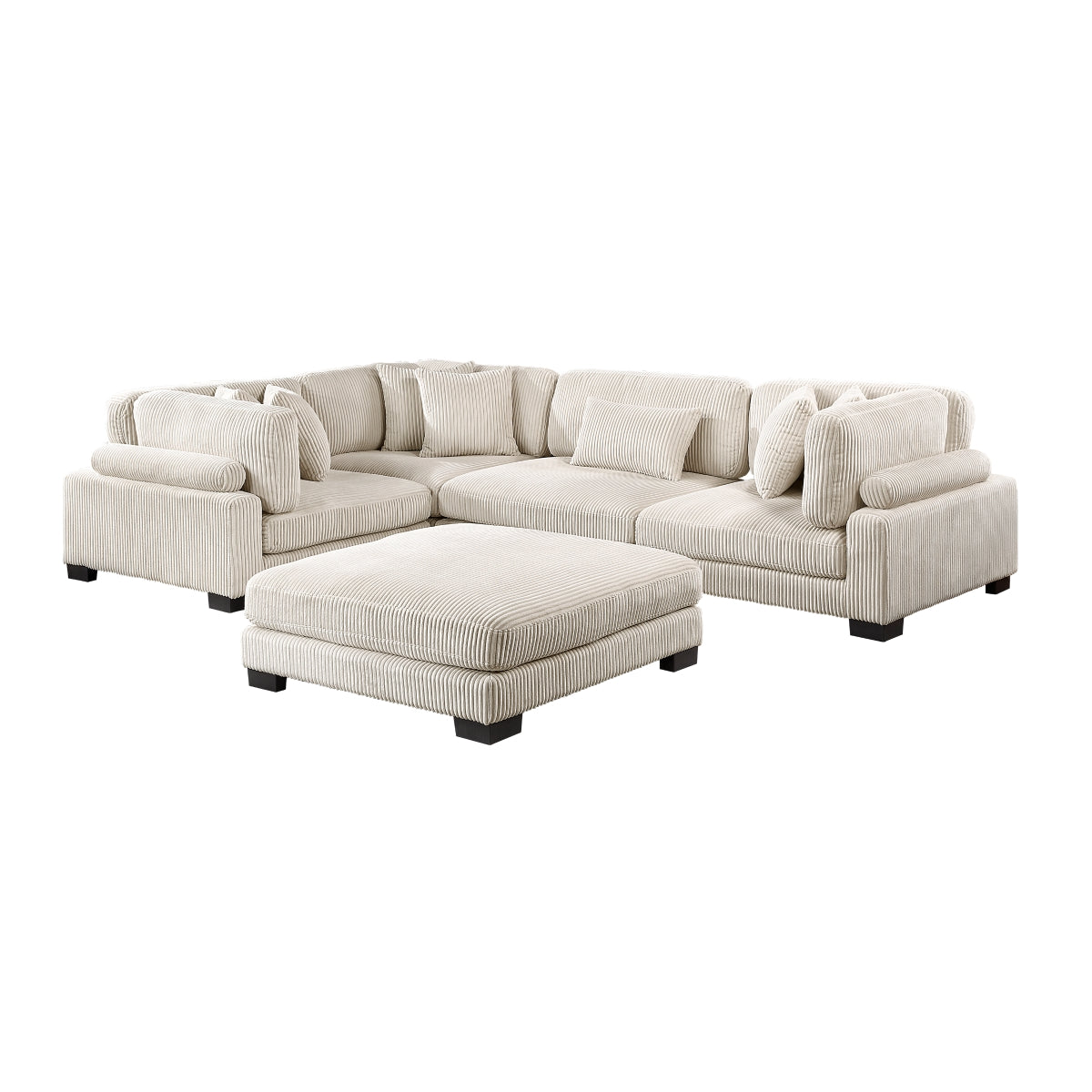 Traverse 5-Piece Modular Sectional with Ottoman