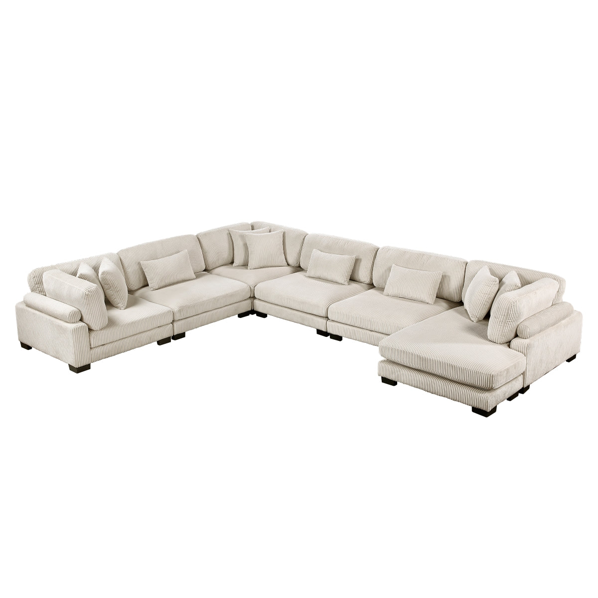 Traverse 6-Piece Modular Sectional with Reversible Chaise