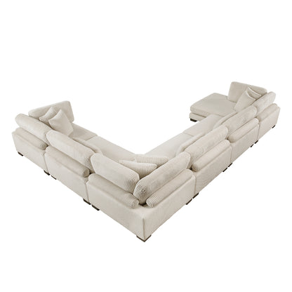 Traverse 6-Piece Modular Sectional with Reversible Chaise