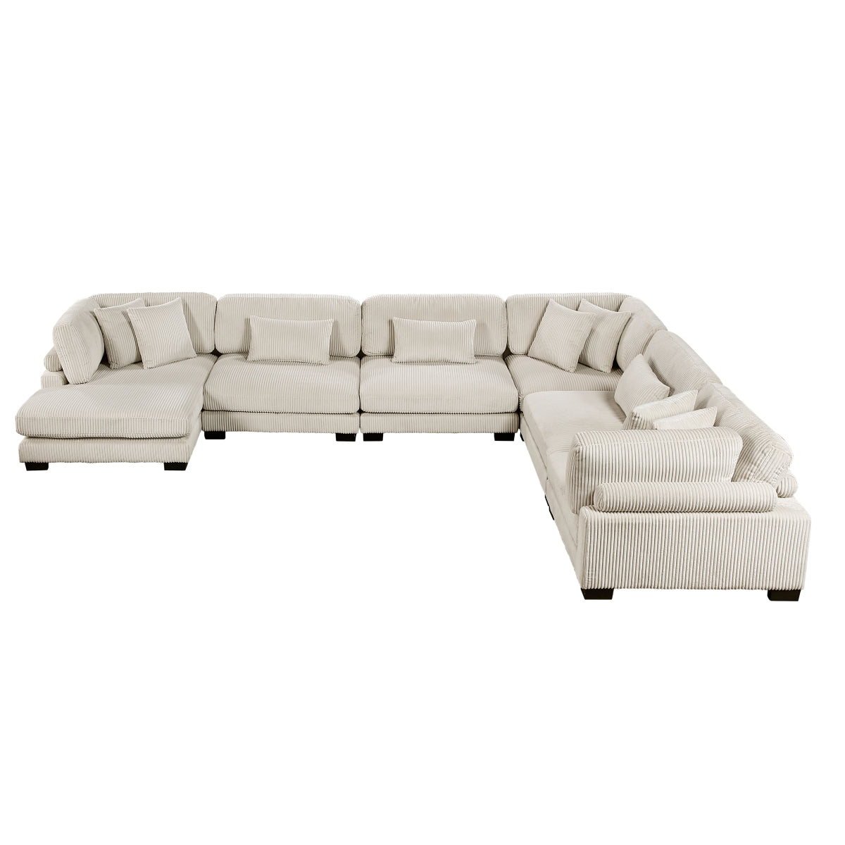 Traverse 6-Piece Modular Sectional with Reversible Chaise
