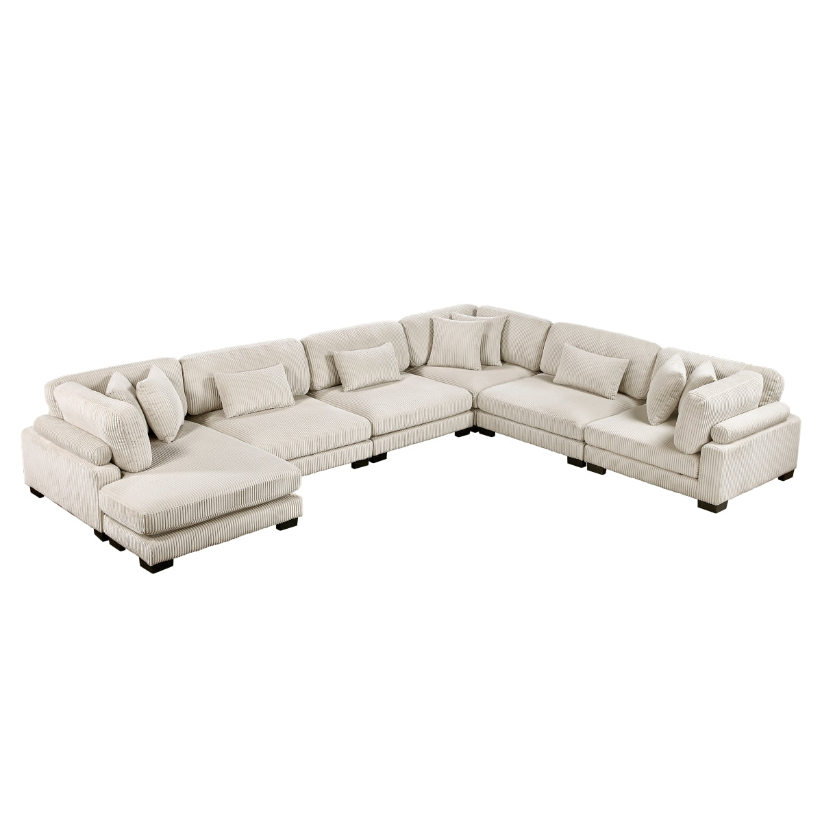 Traverse 6-Piece Modular Sectional with Reversible Chaise