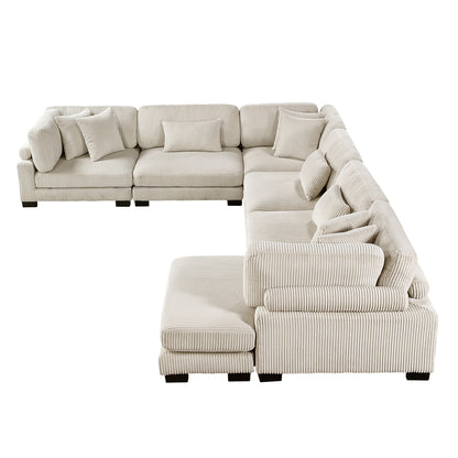 Traverse 6-Piece Modular Sectional with Reversible Chaise
