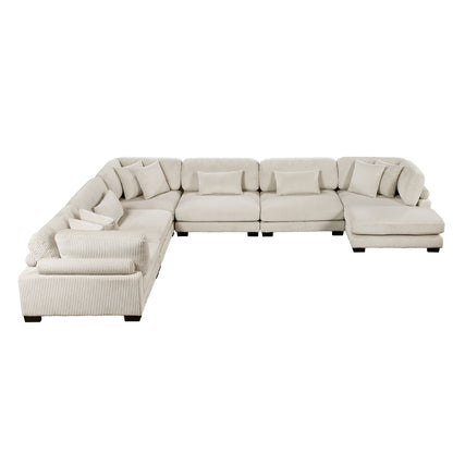 Traverse 6-Piece Modular Sectional with Reversible Chaise