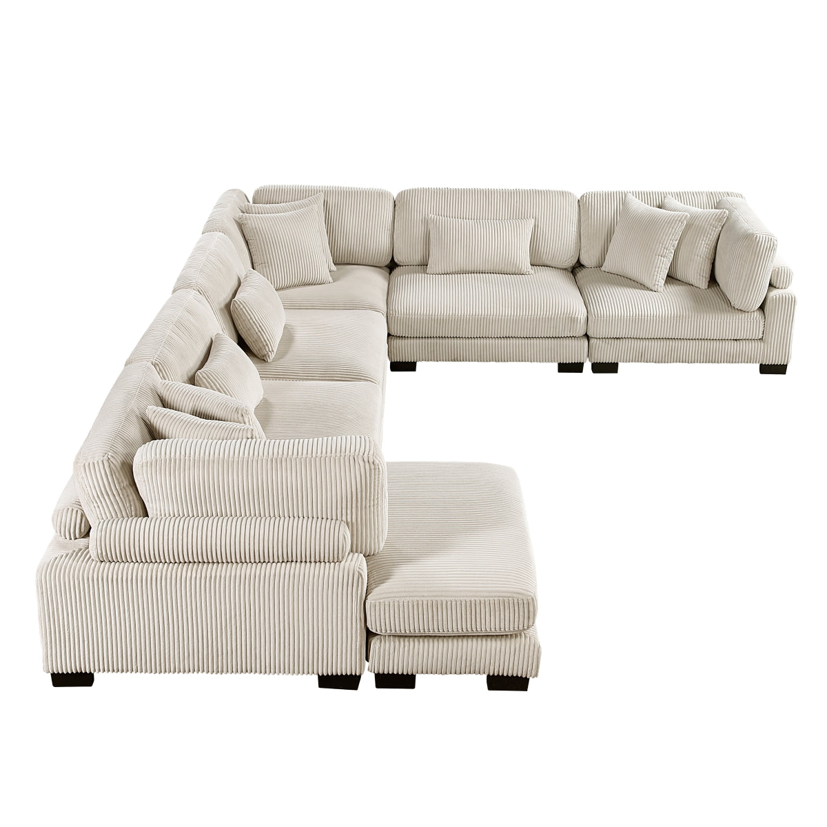 Traverse 6-Piece Modular Sectional with Reversible Chaise