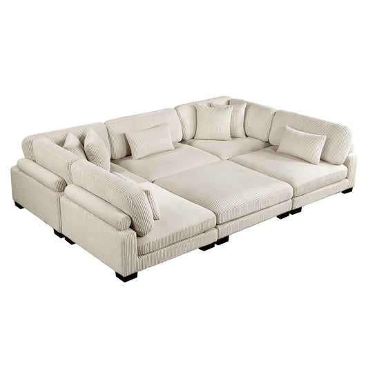 Traverse 6-Piece Modular Sectional with Ottoman