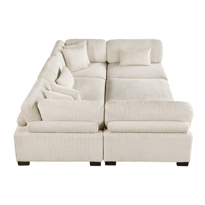Traverse 6-Piece Modular Sectional with Ottoman