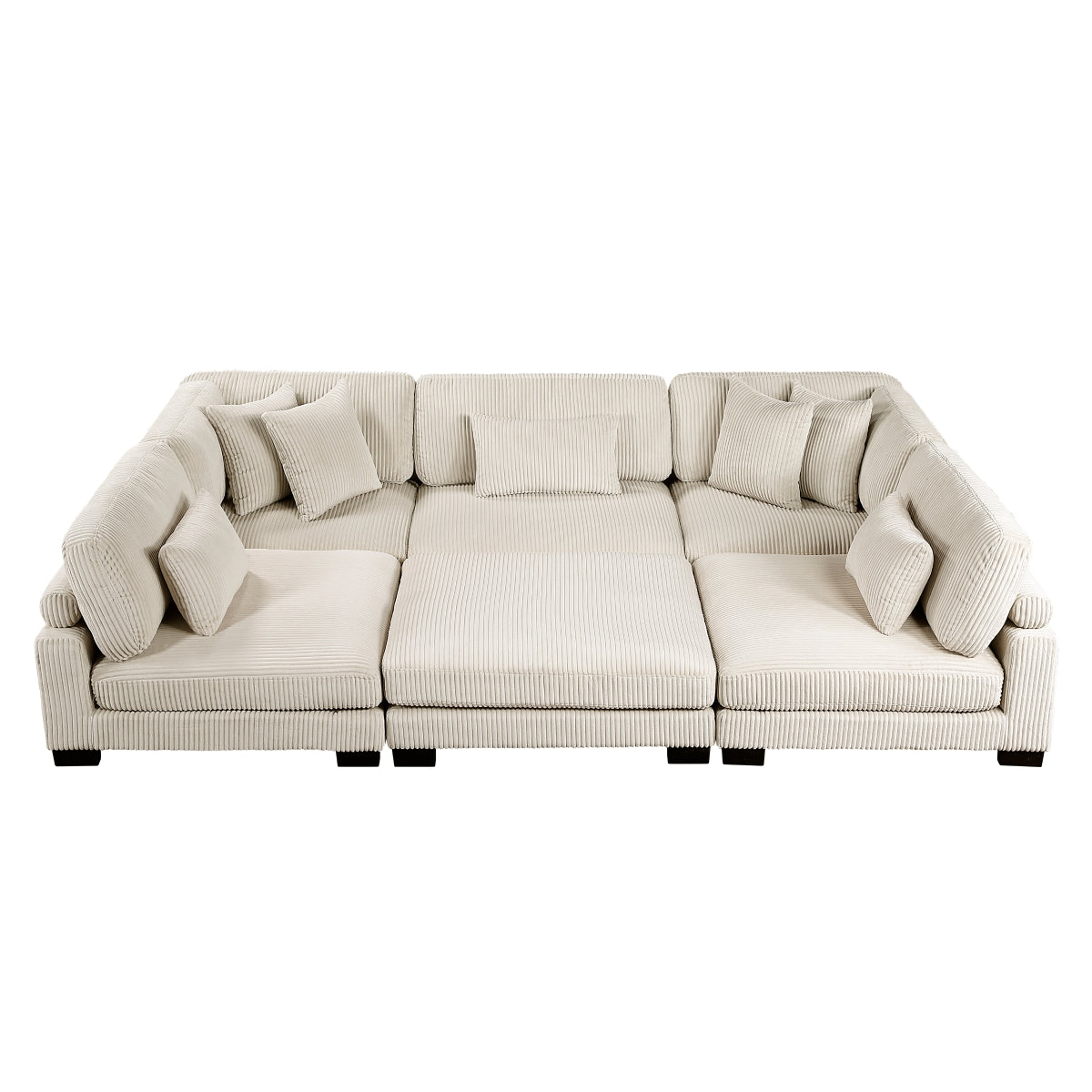 Traverse 6-Piece Modular Sectional with Ottoman