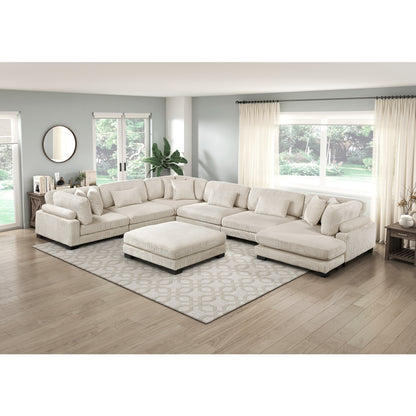 Traverse 7-Piece Modular Sectional with Reversible Chaise and Ottoman