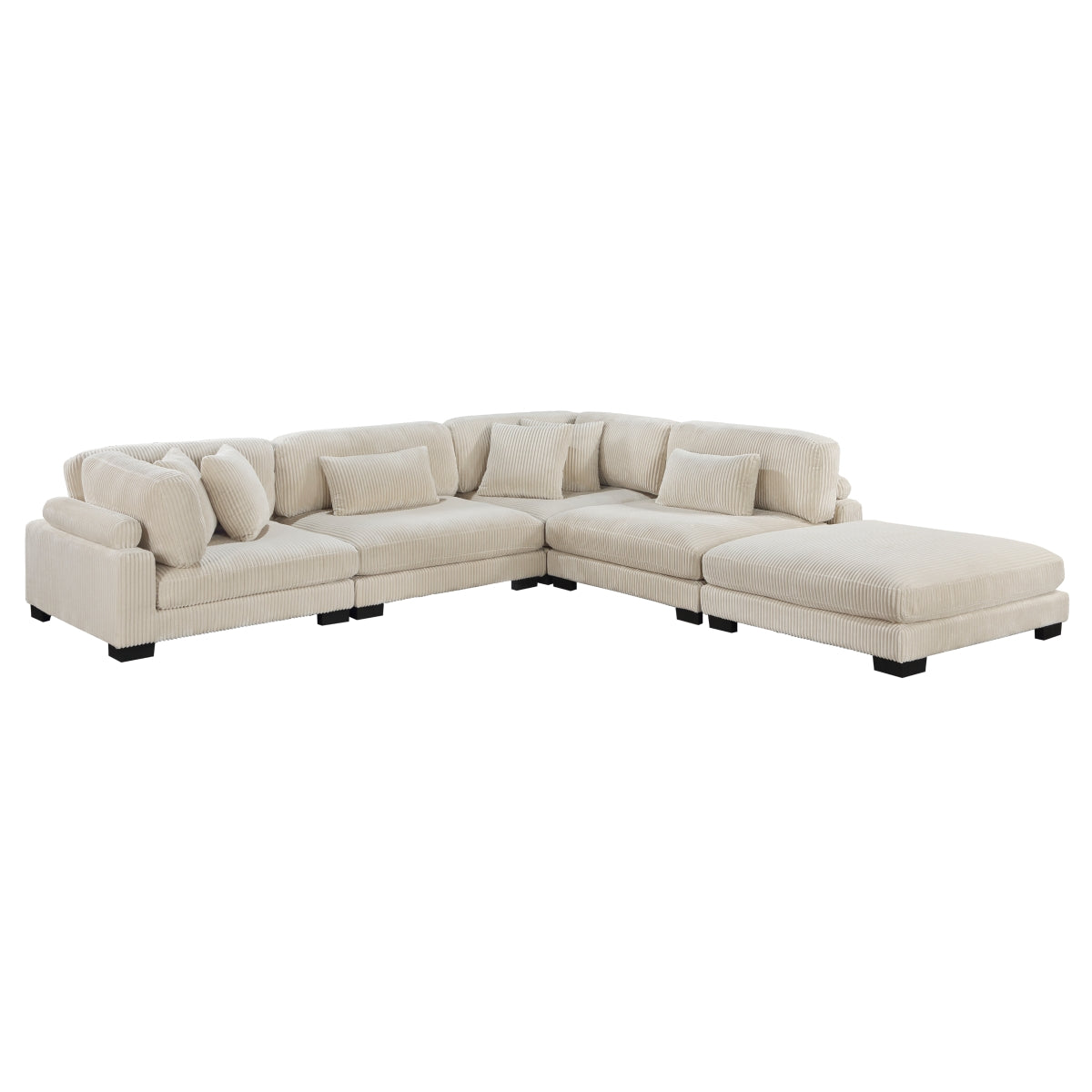 Traverse 5-Piece Modular Sectional with Ottoman