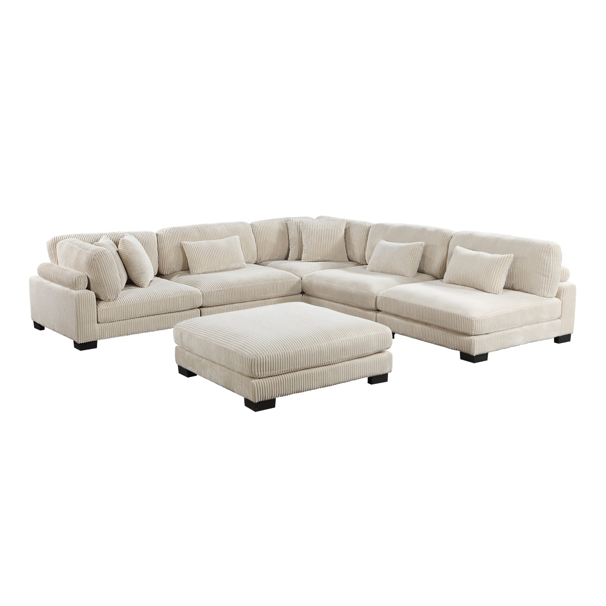 Traverse 6-Piece Modular Sectional with Ottoman