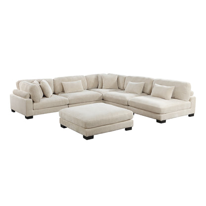 Traverse 6-Piece Modular Sectional with Ottoman