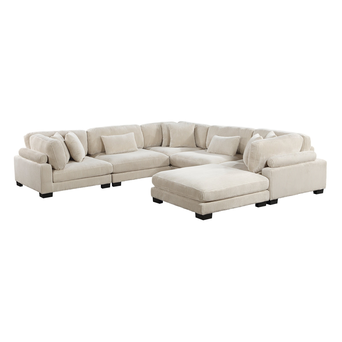 Traverse 6-Piece Modular Sectional with Ottoman