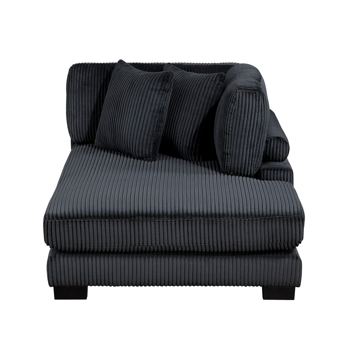 Traverse Reversible Chaise - Black