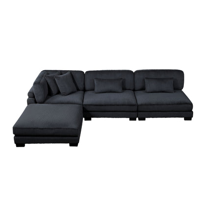 Traverse 4-Piece Modular Sectional with Ottoman