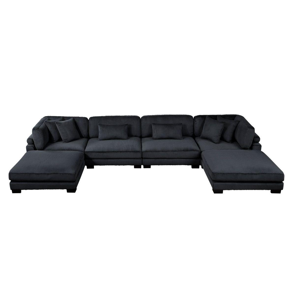 Traverse 6-Piece Modular Sectional with Ottomans